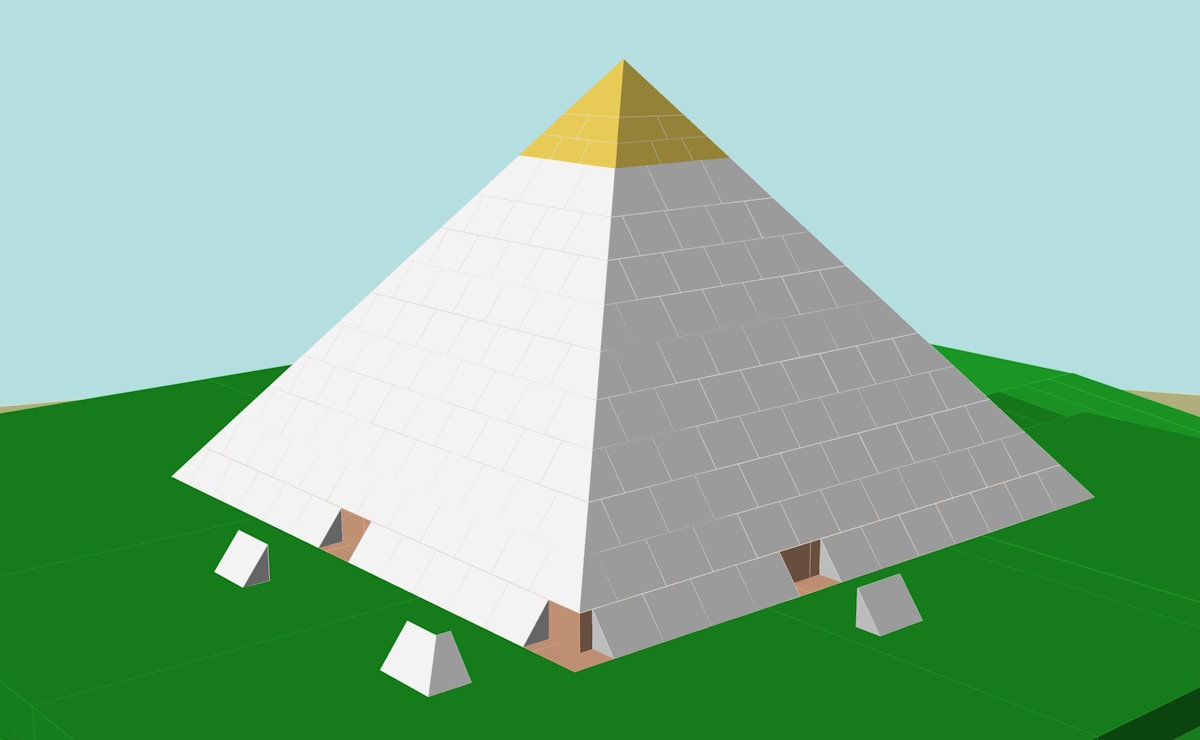 Casing Great Pyramid, Rudolf Volz