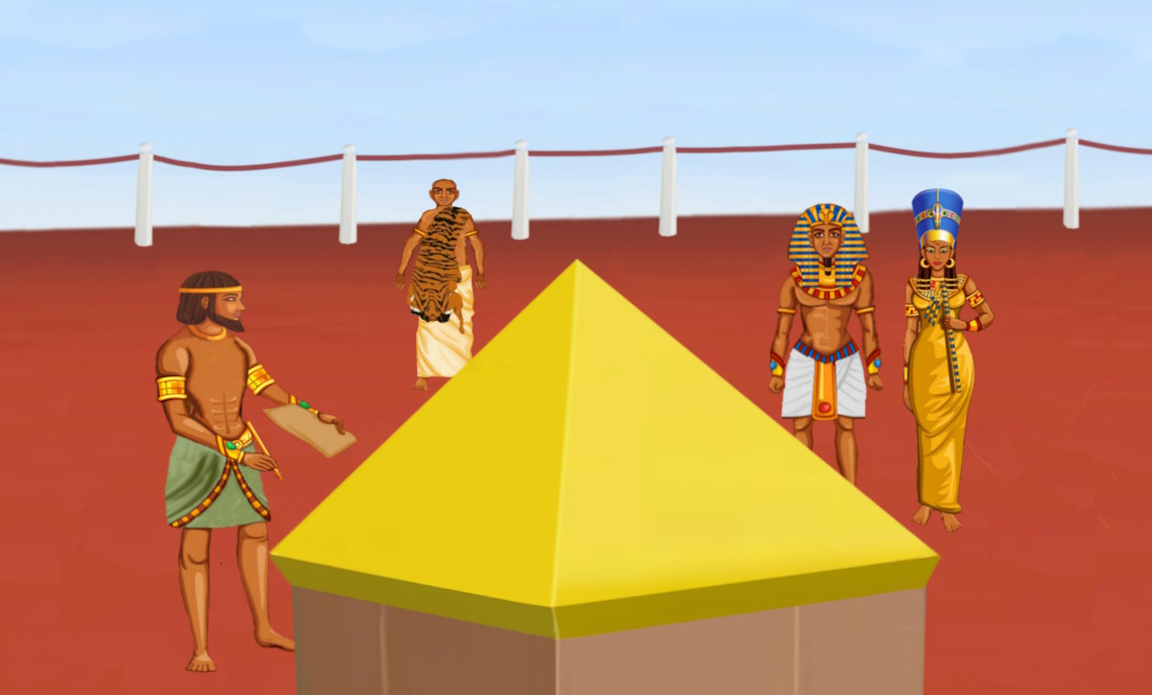 Pyramidion, Great Pyramid, Pharao, celebration
