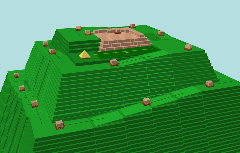 construction great pyramid of giza